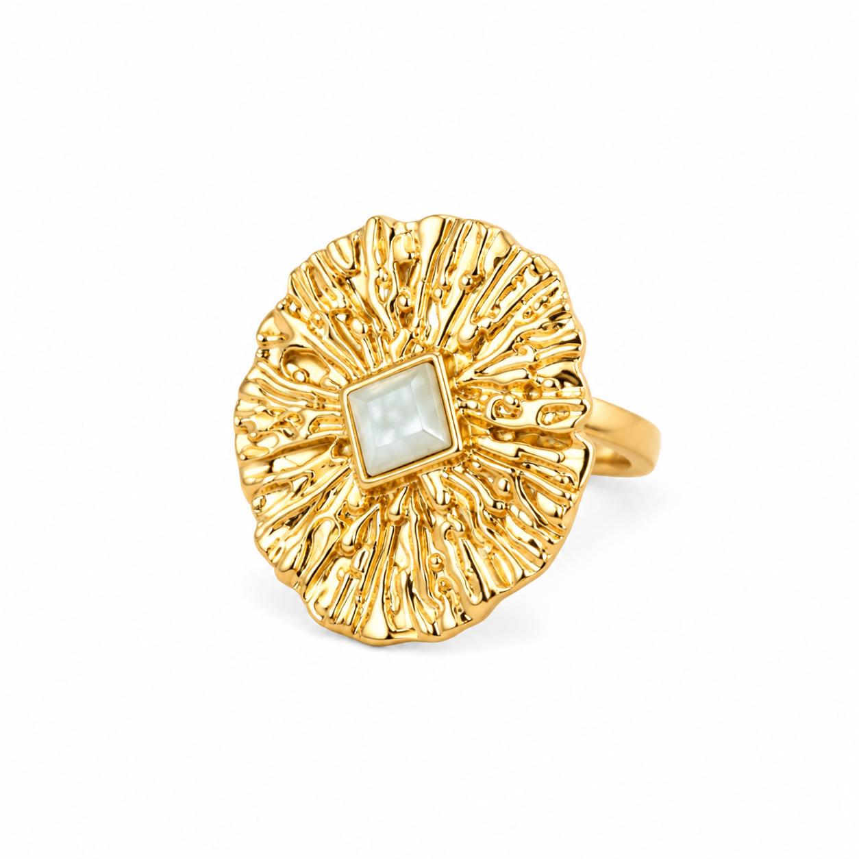 Gold Cleopatra Radiance Ring