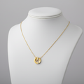 Gold necklace jewelry